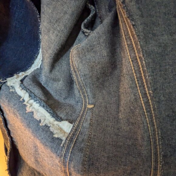 Marithe Francois Girbaud Jean Jacket (Large) Deconstructed Fashion - Picture 8 of 10